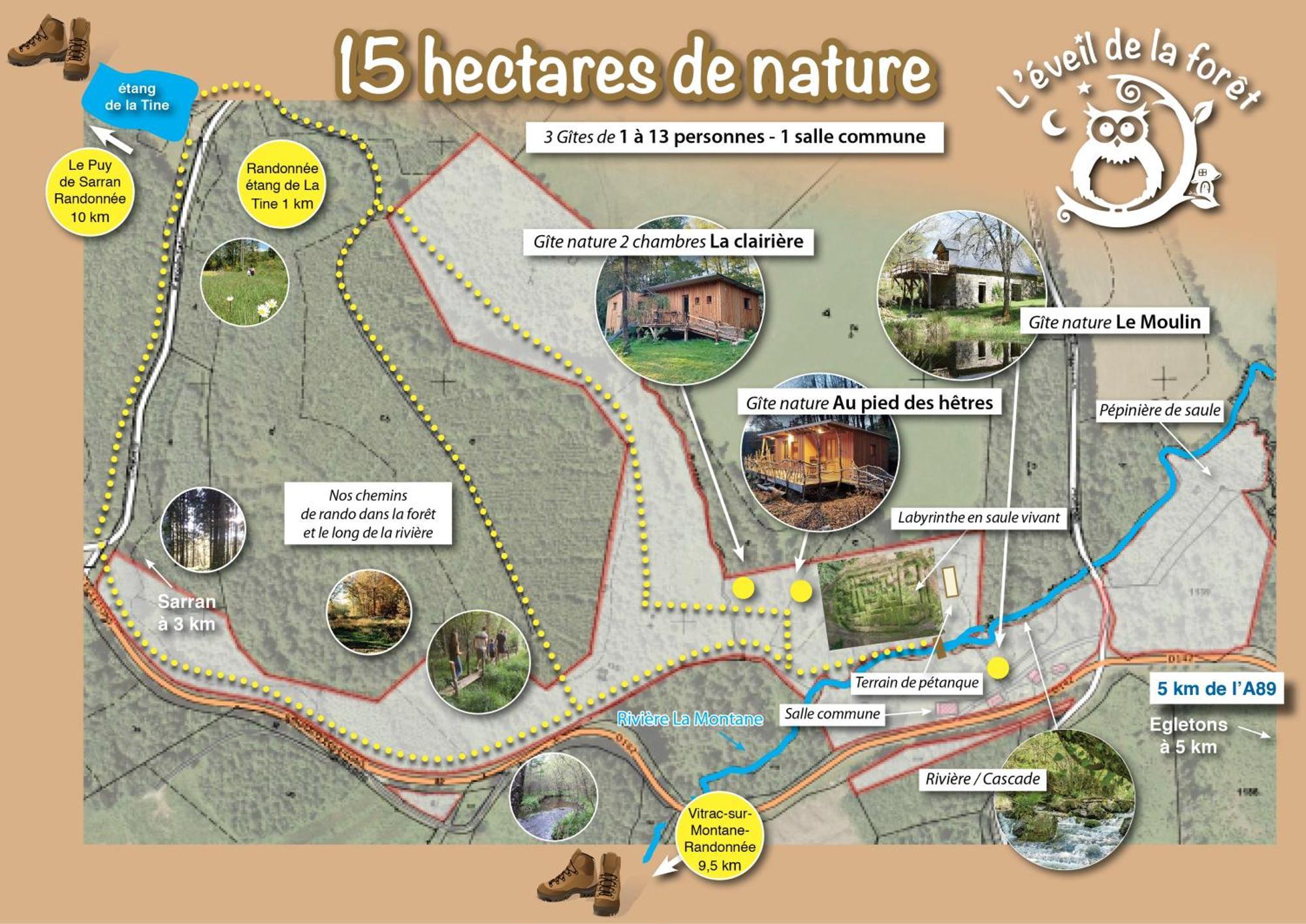 Gite Nature Le Moulin Vitrac-sur-Montane Exterior photo