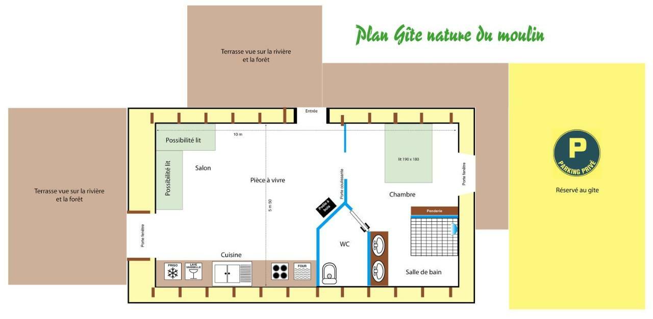 Gite Nature Le Moulin Vitrac-sur-Montane Exterior photo